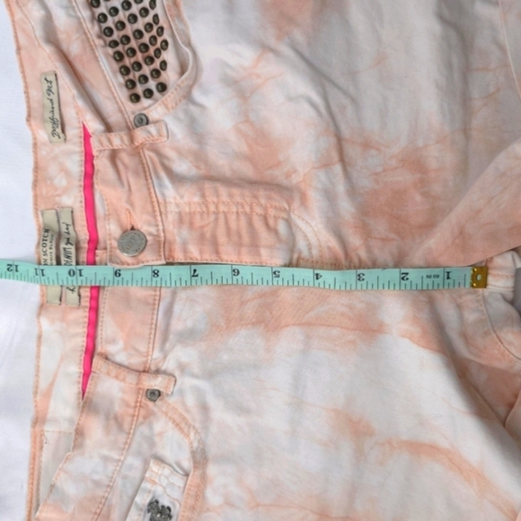 Mason Scotch Peach Tie Dye Studed Boyfriend Shorts 27 - Picture 5 of 9